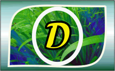 Herbal Ayurvedic medicine logo with letter A in yellow on green leafy background